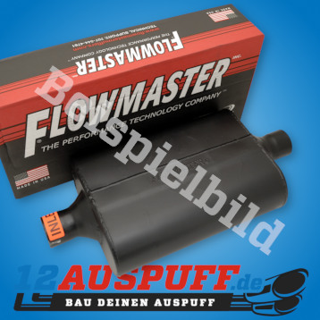 Auspufftopr Flowmaster Delta Flow 40 3 Zoll - mittig, mittig