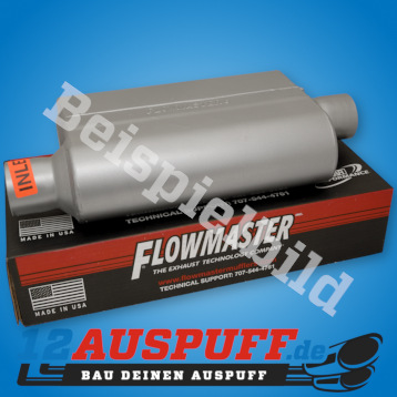 Auspufftopf Flowmaster Super 44 3 Zoll - versetzt, mittig